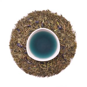 Herbata Sencha Blue Niebieska z Klitoria kwiat - 100g