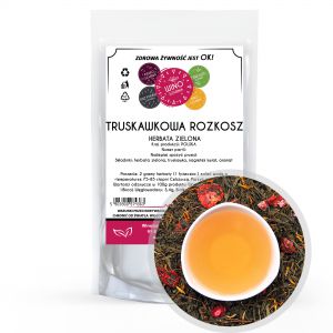 Herbata zielona Truskawkowa - 50g