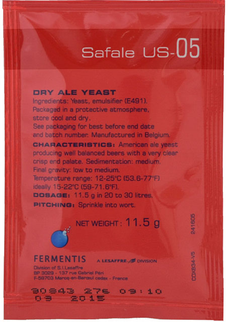 Fermentis SafAle US-05 11.5 g 
