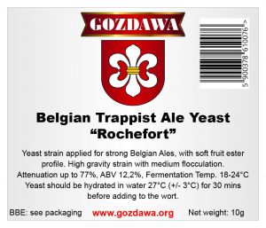 Drożdże BTAY - Belgian Trappist Ale Yeast do piw belgijskich