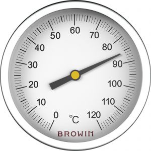 Termometr tarczowy od 0°C do +120°C