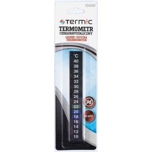 Termometr ciekłokrystaliczny od +10°C do +40°C